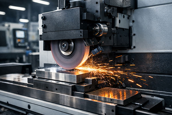 Precision surface grinding machine by a leading grinding machine manufacturer in Ahmedabad, India, delivering high accuracy and quality engineering.